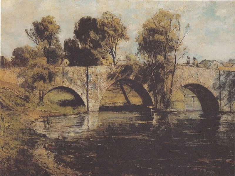 1849-Christian Rohlfs - Ponte a Weimar (1888)